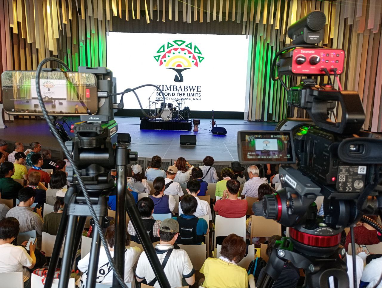 大阪万博での撮影